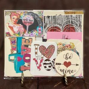 Valentine’s Day-Collection Of 60 Junk Journal Inspiring & Sassy Saying orImages